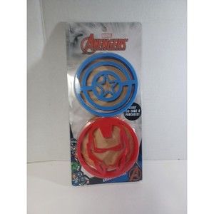 2 Marvel Avengers Silicone Pancake and Egg Breakfast Molds